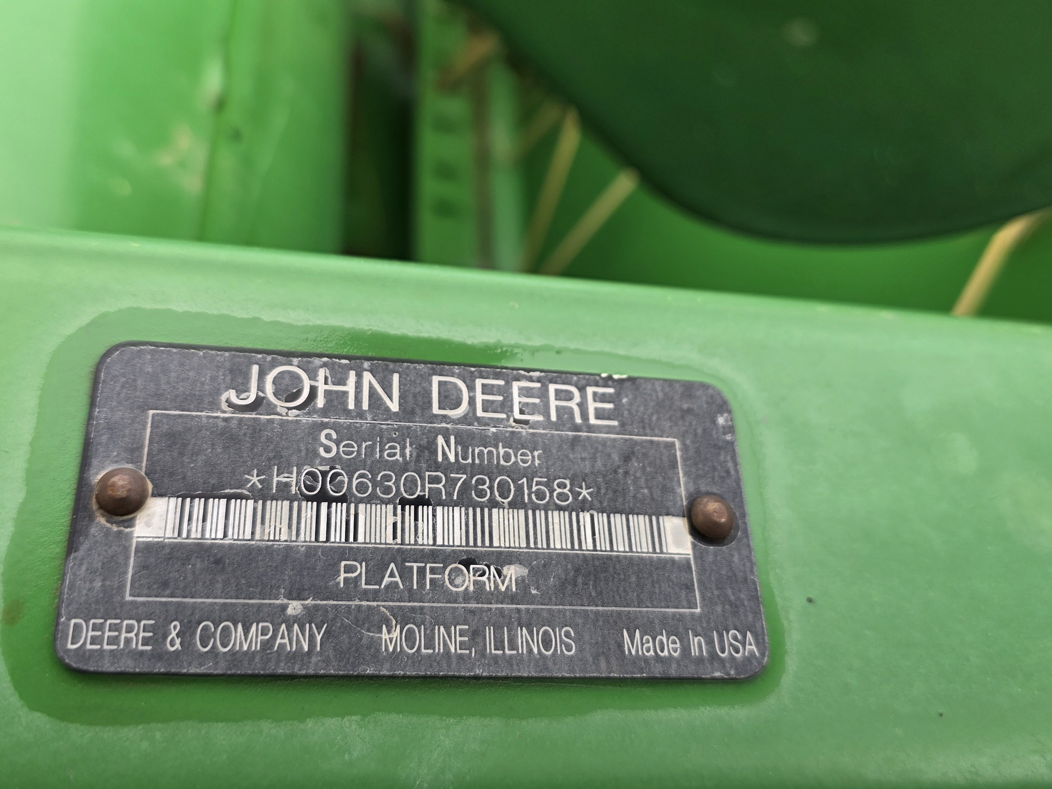 2009 John Deere 630R Image 10