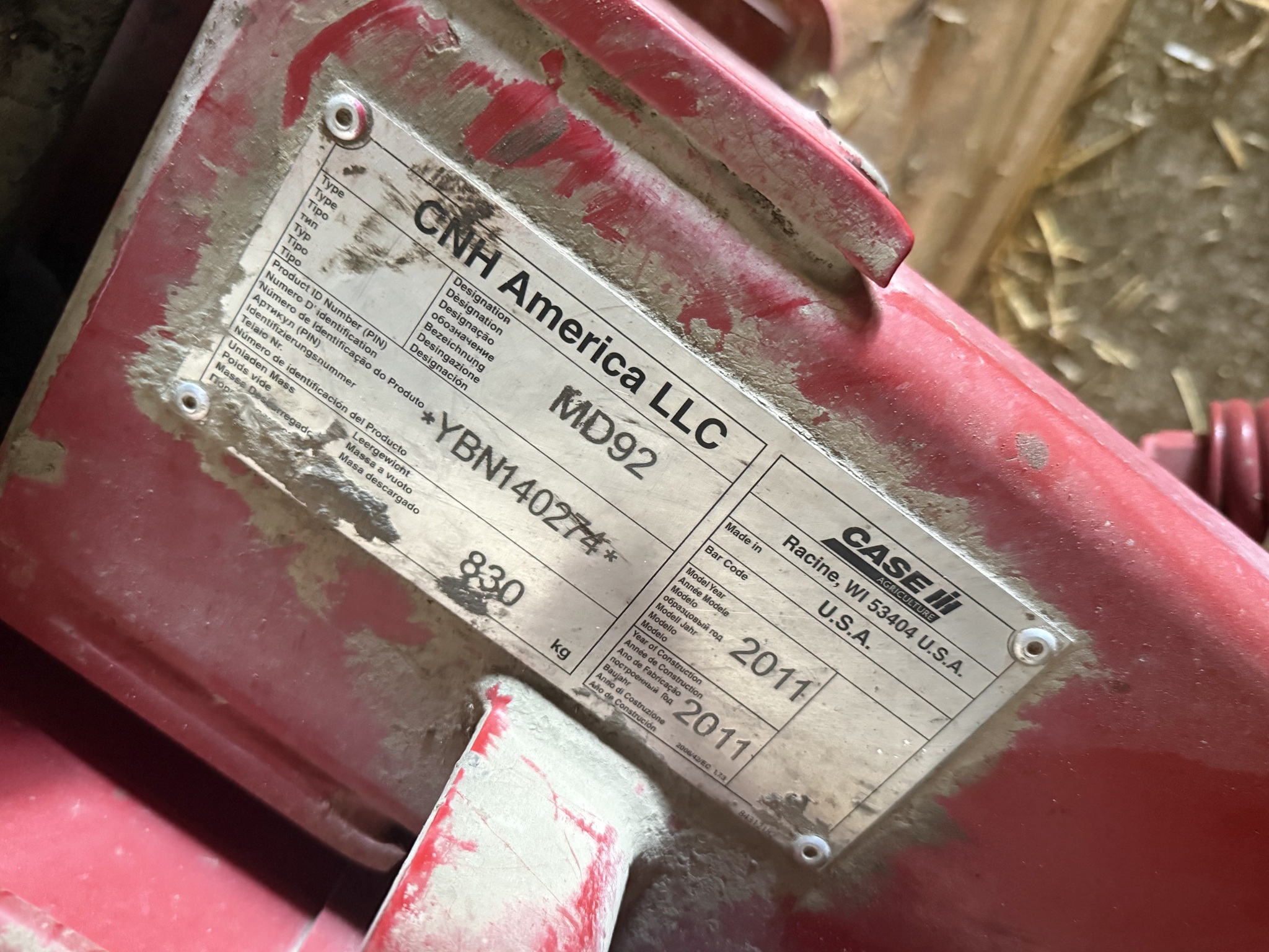 2011 Case IH MD92 Image 4