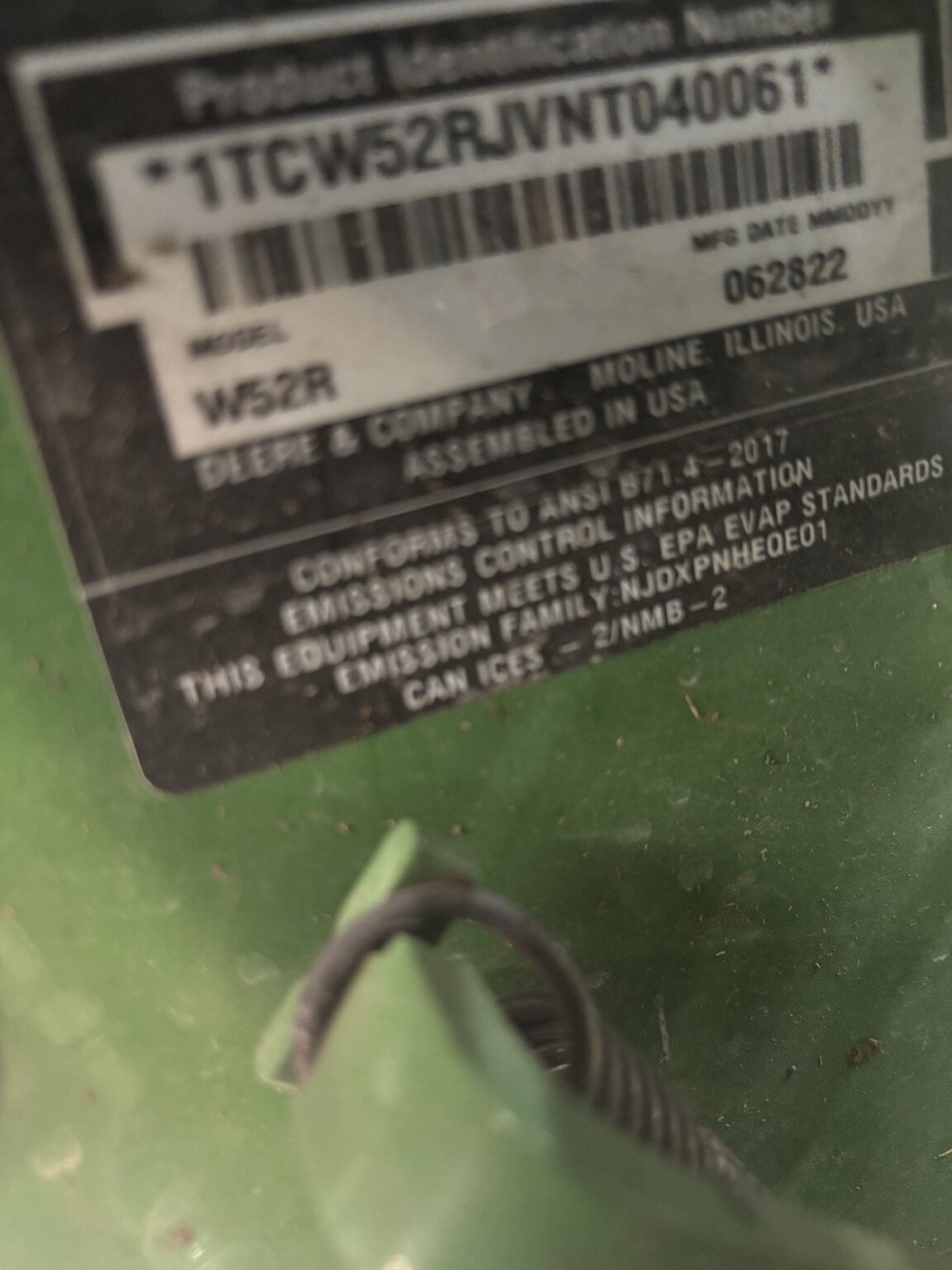 2022 John Deere W52R Image 6