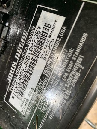 Photo of 2025 John Deere Z330R