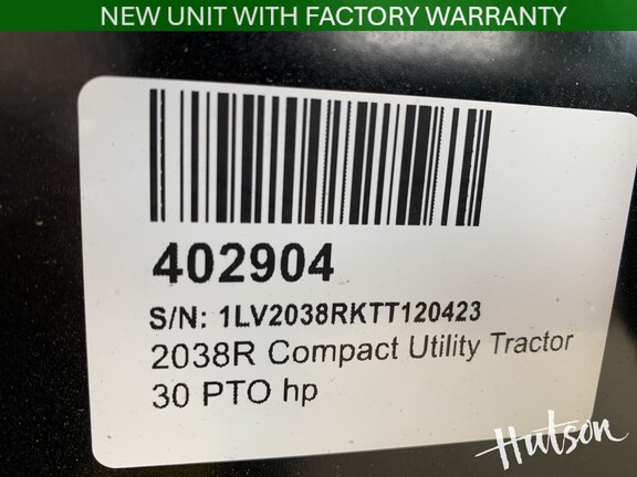 Photo of 2026 John Deere 2038R