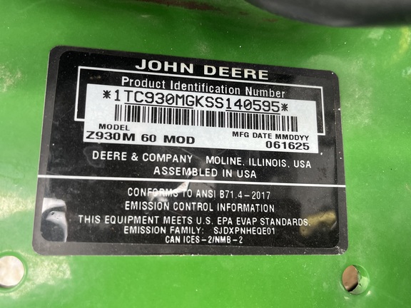 2025 John Deere Z930M
