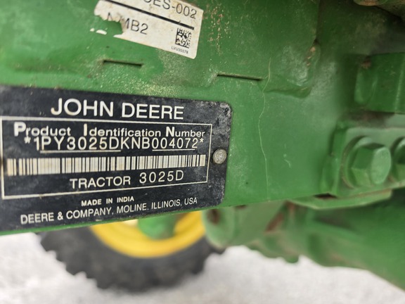 2022 John-Deere 3025D