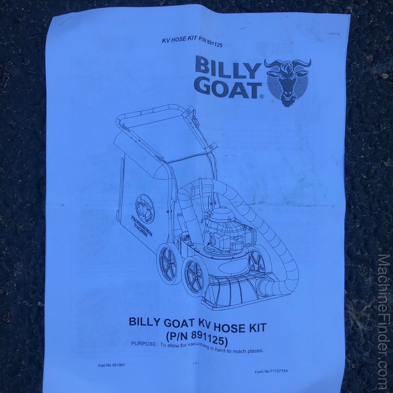 2018 John Deere BILLY GOAT ON-BOARD HOSE KIT Image 3