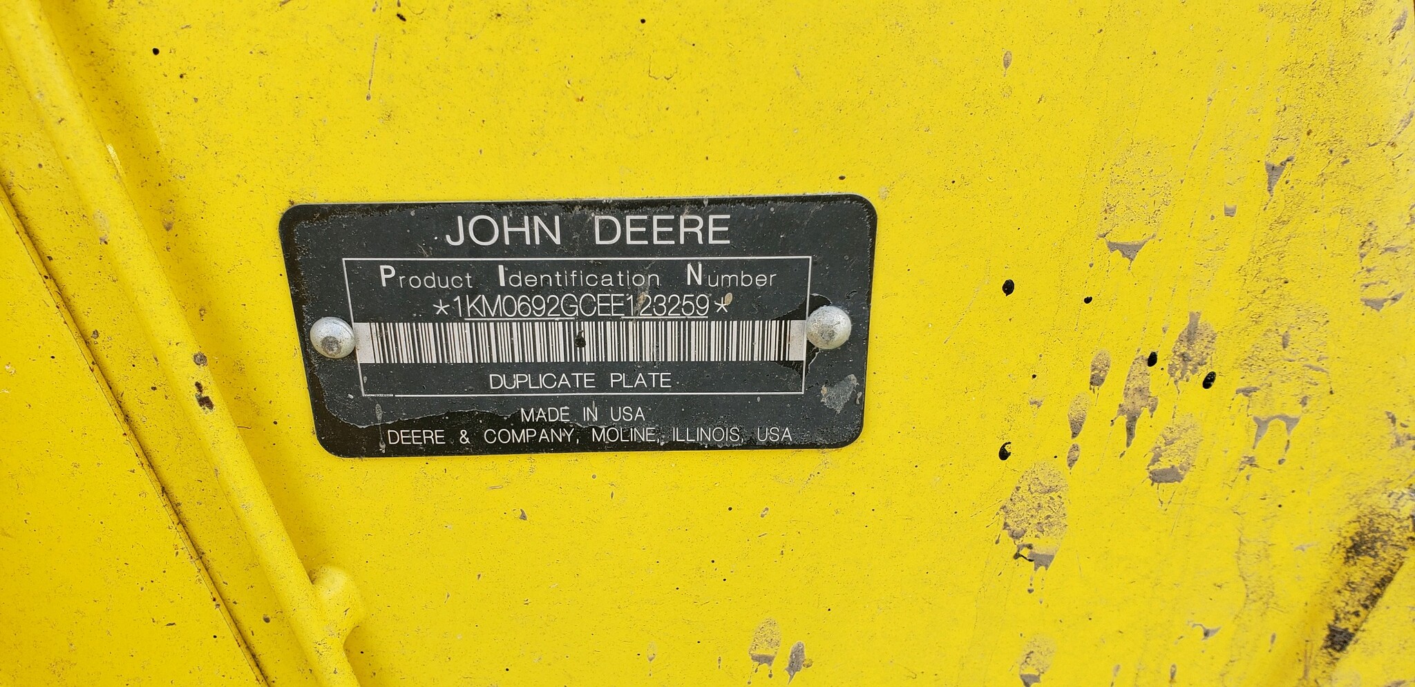2014 John Deere 692 Image 6