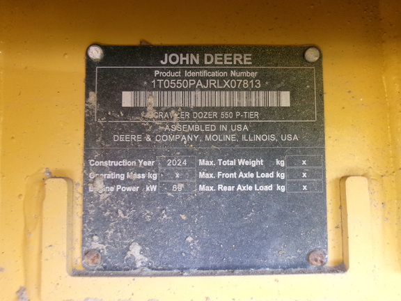 2024 John Deere 550 P
