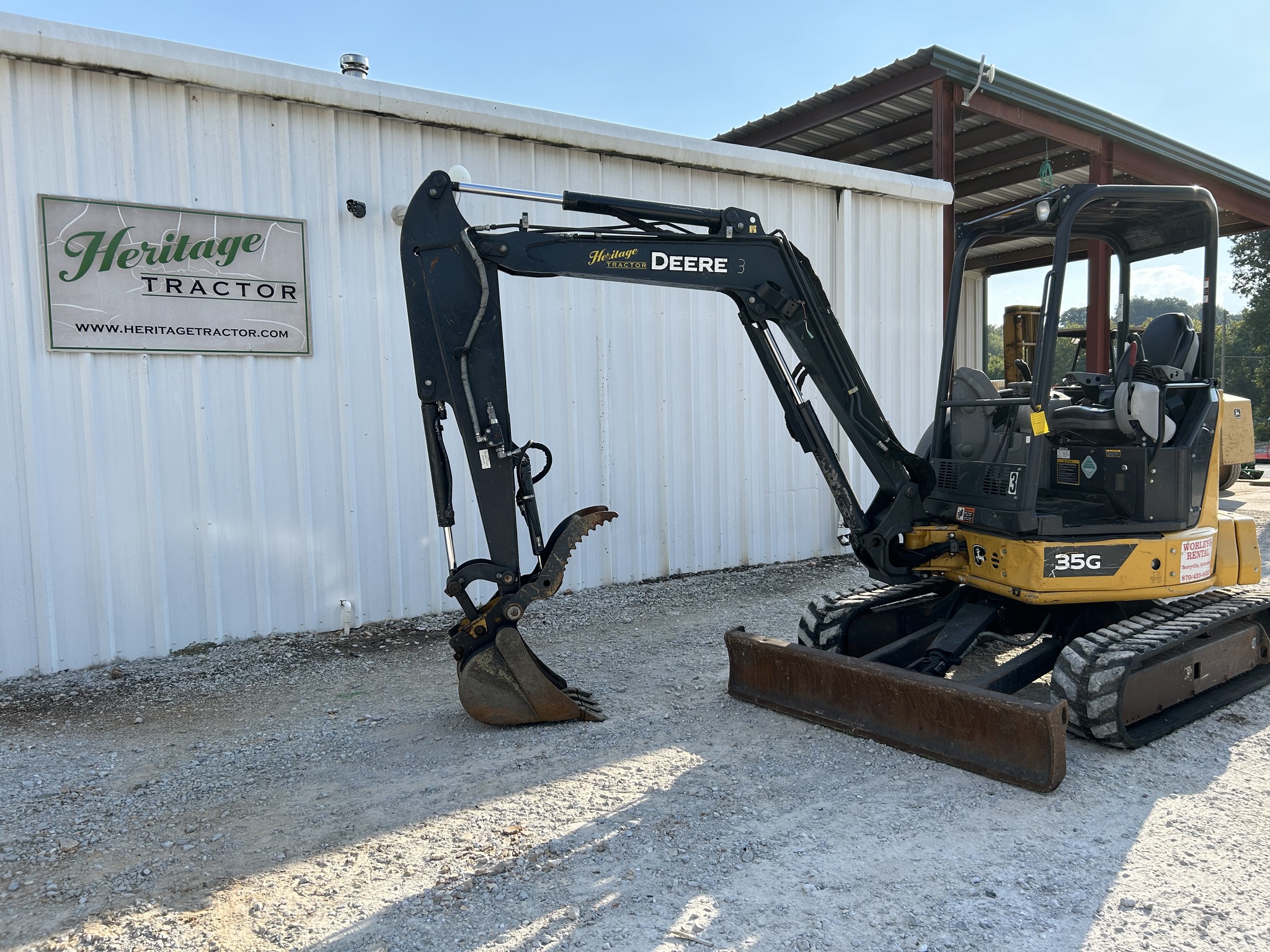  2021 John Deere 35G at Heritage Tractor in Harrison, AR