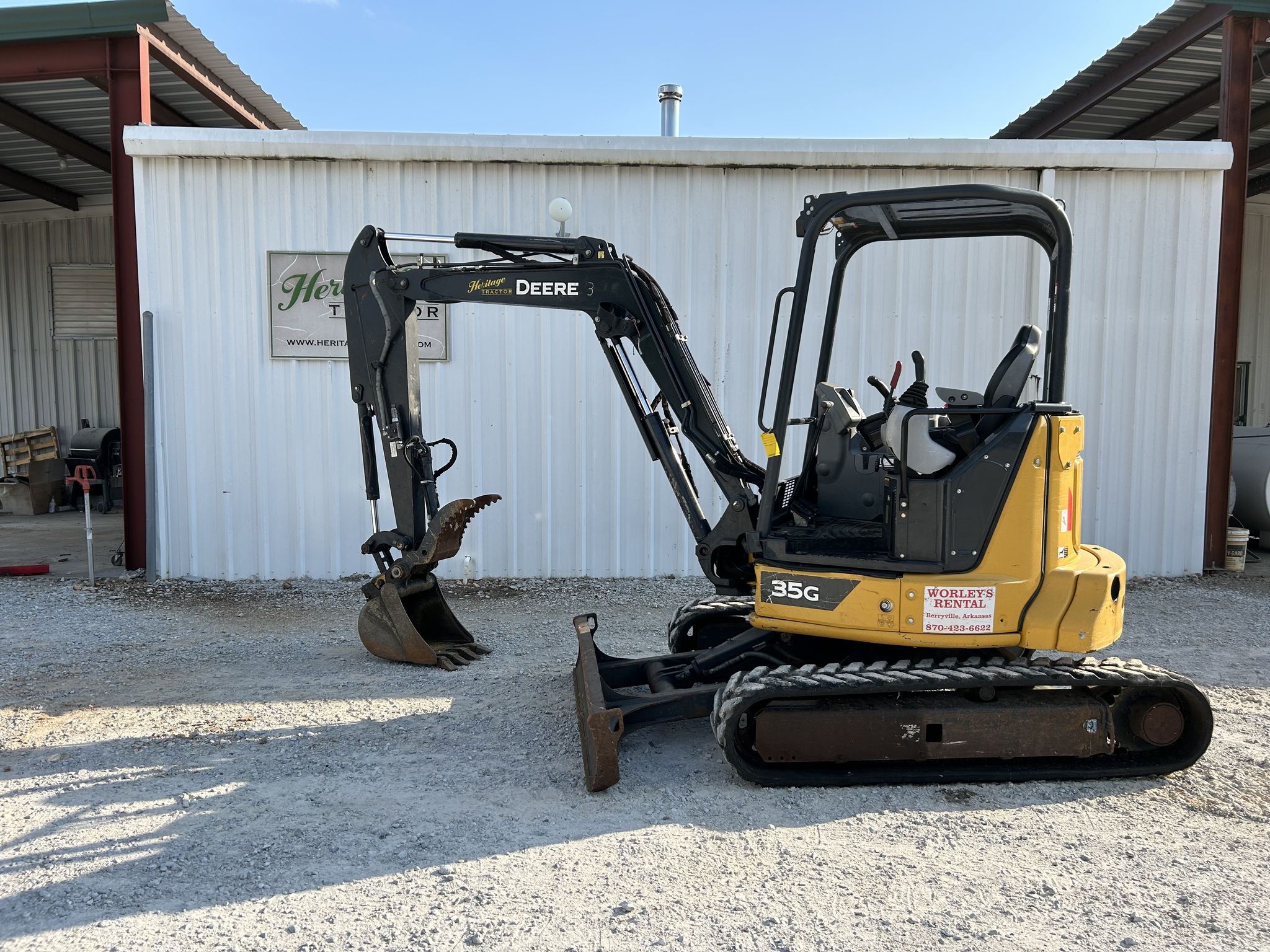 2021 John Deere 35G at Heritage Tractor in Harrison, AR