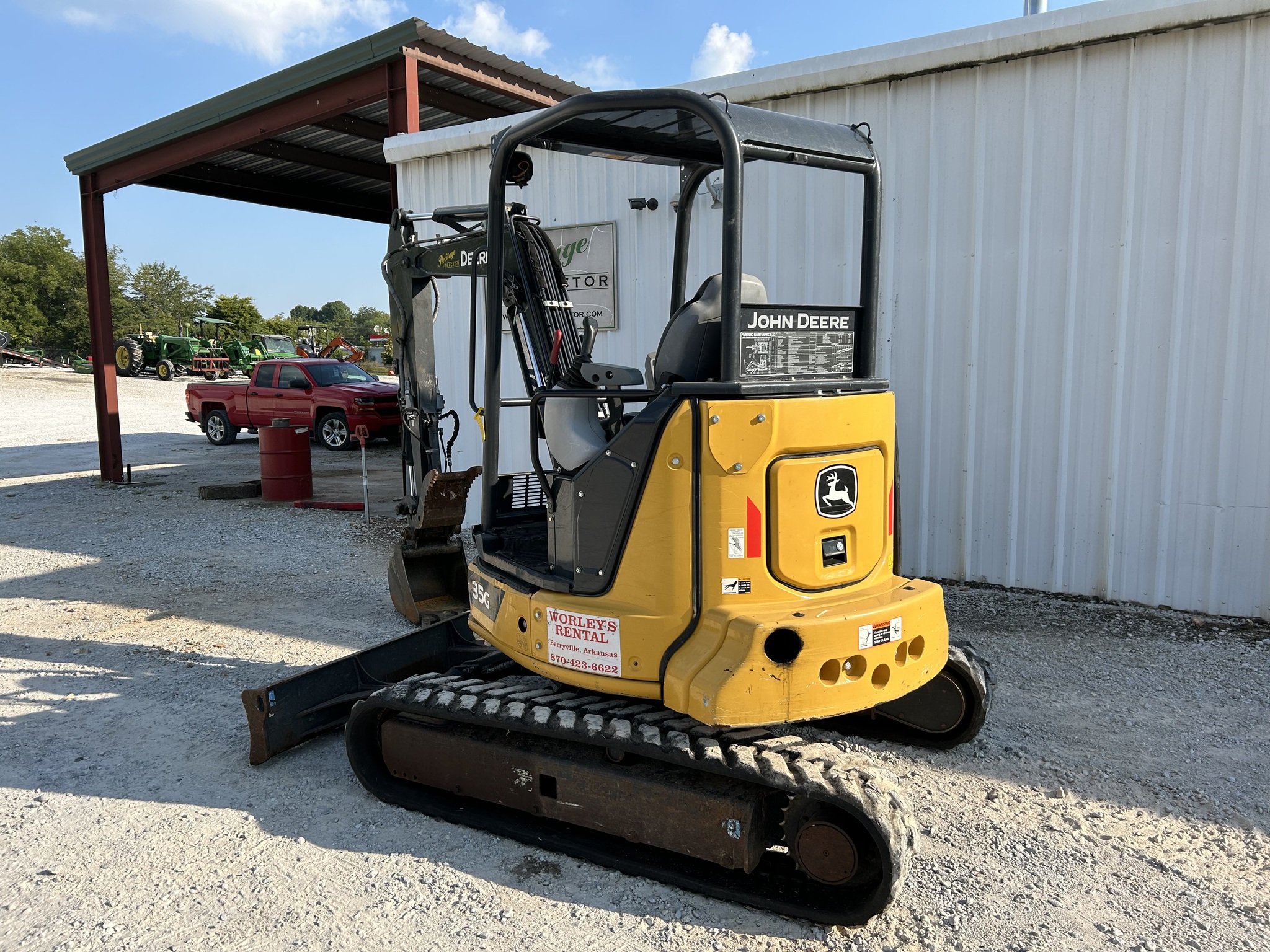  2021 John Deere 35G at Heritage Tractor in Harrison, AR