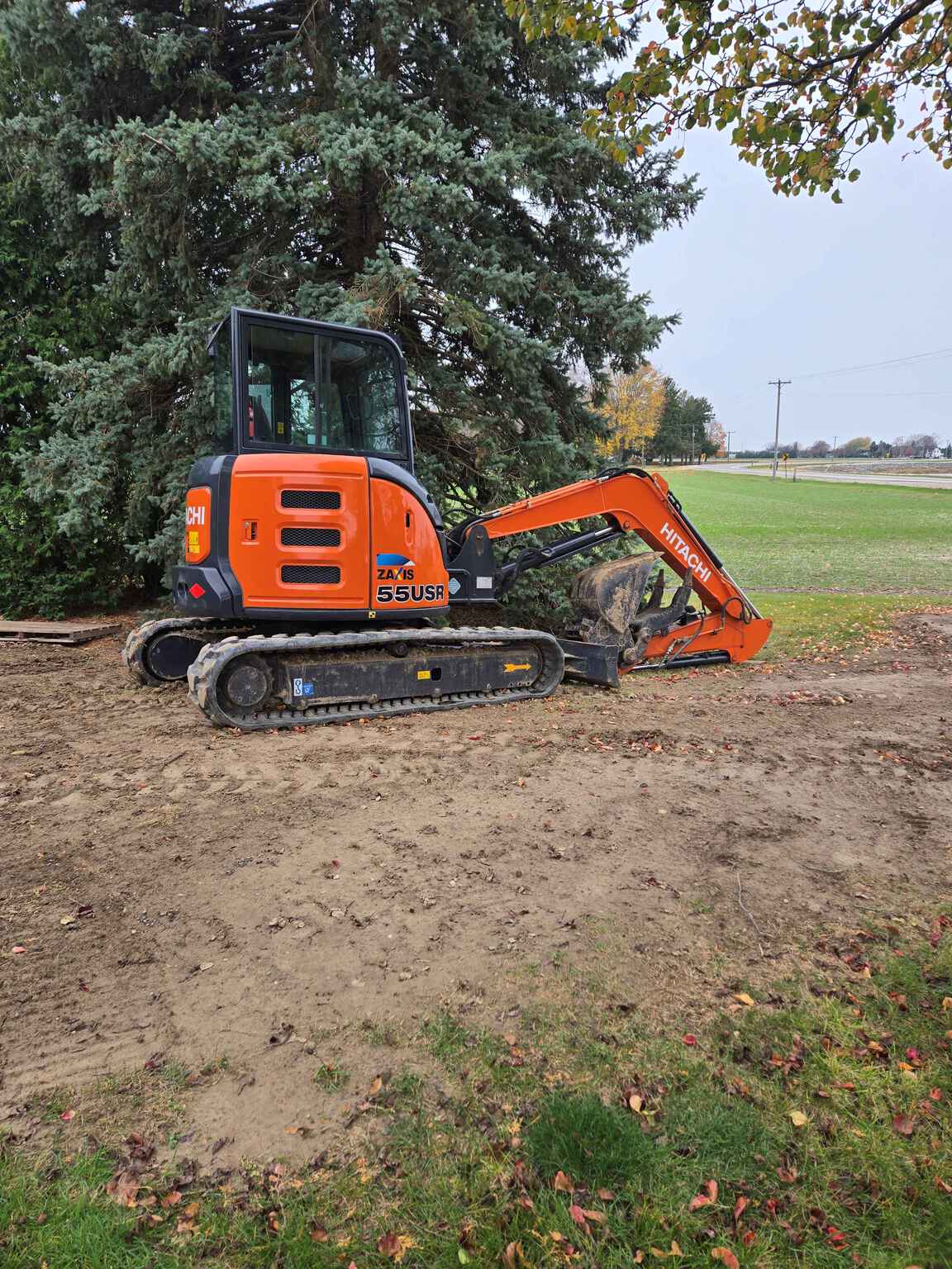 2021 Hitachi 55USR Compact Excavators