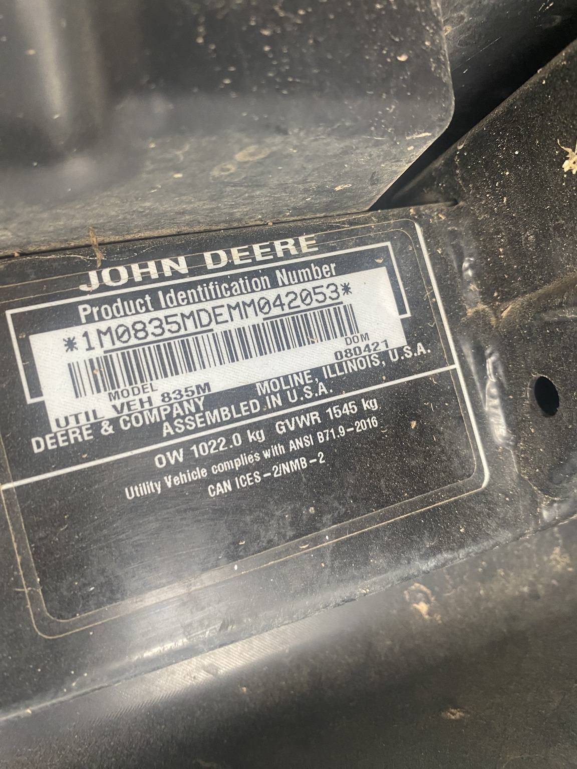  2021 John Deere XUV 835M at Heritage Tractor in Harrison, AR