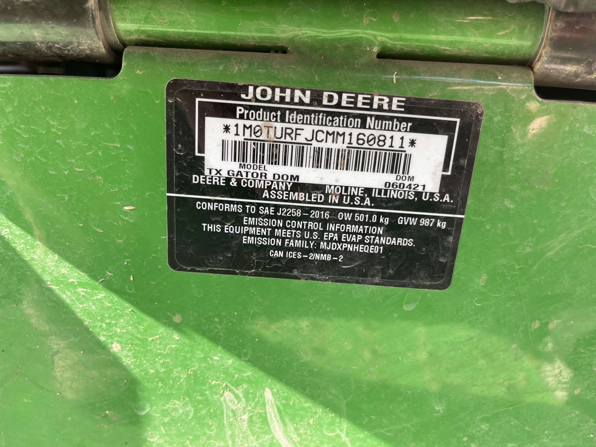 2021 John Deere TX TURF Image 17