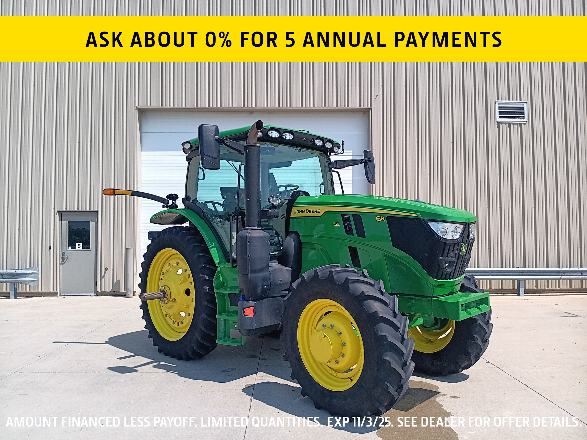 2024 John Deere 6R 155 Image 1
