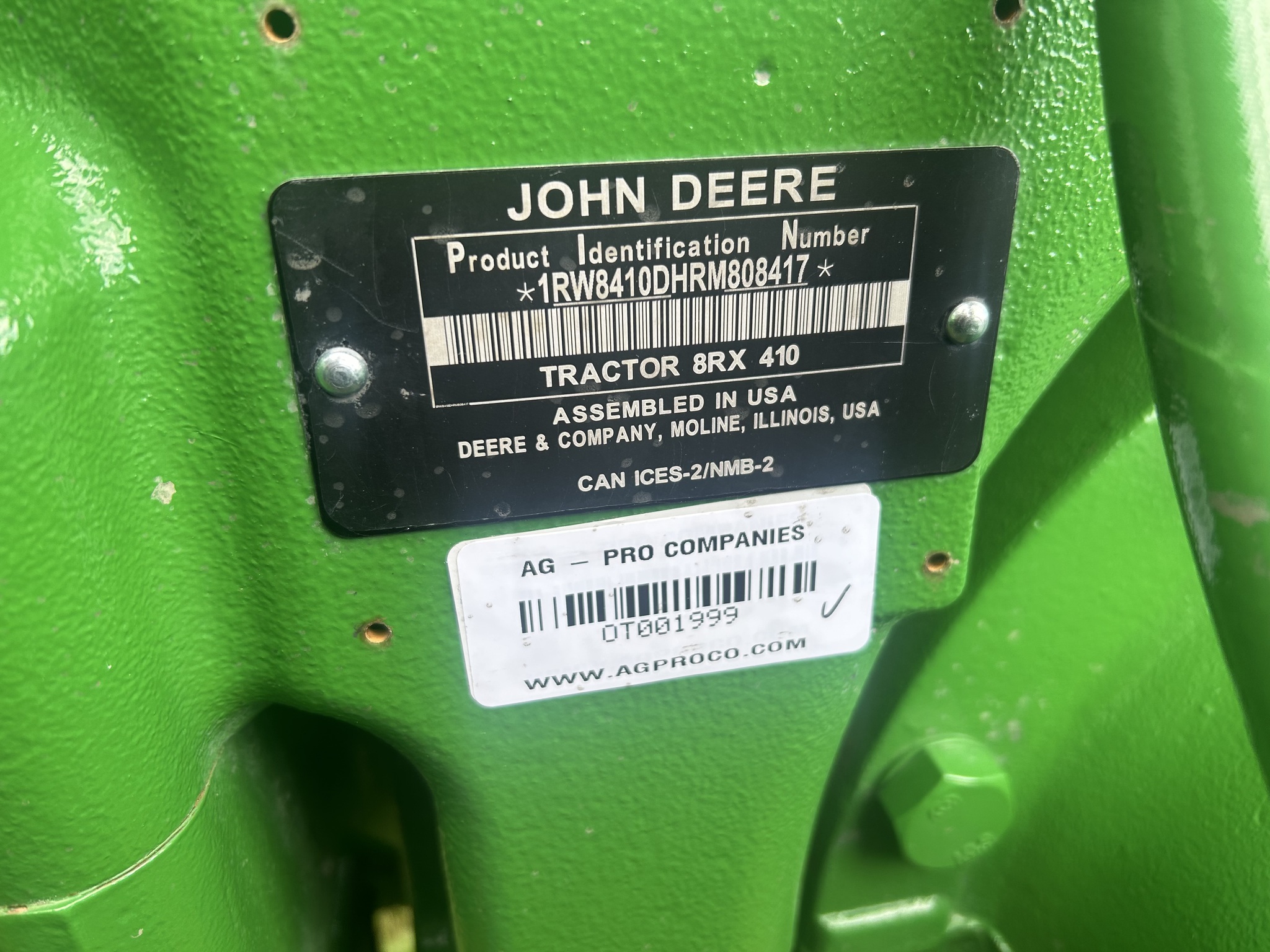 2024 John Deere 8RX 410 Image 12
