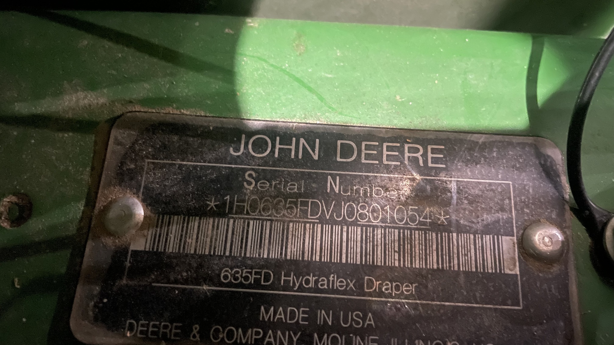 2018 John Deere 635FD Image 8