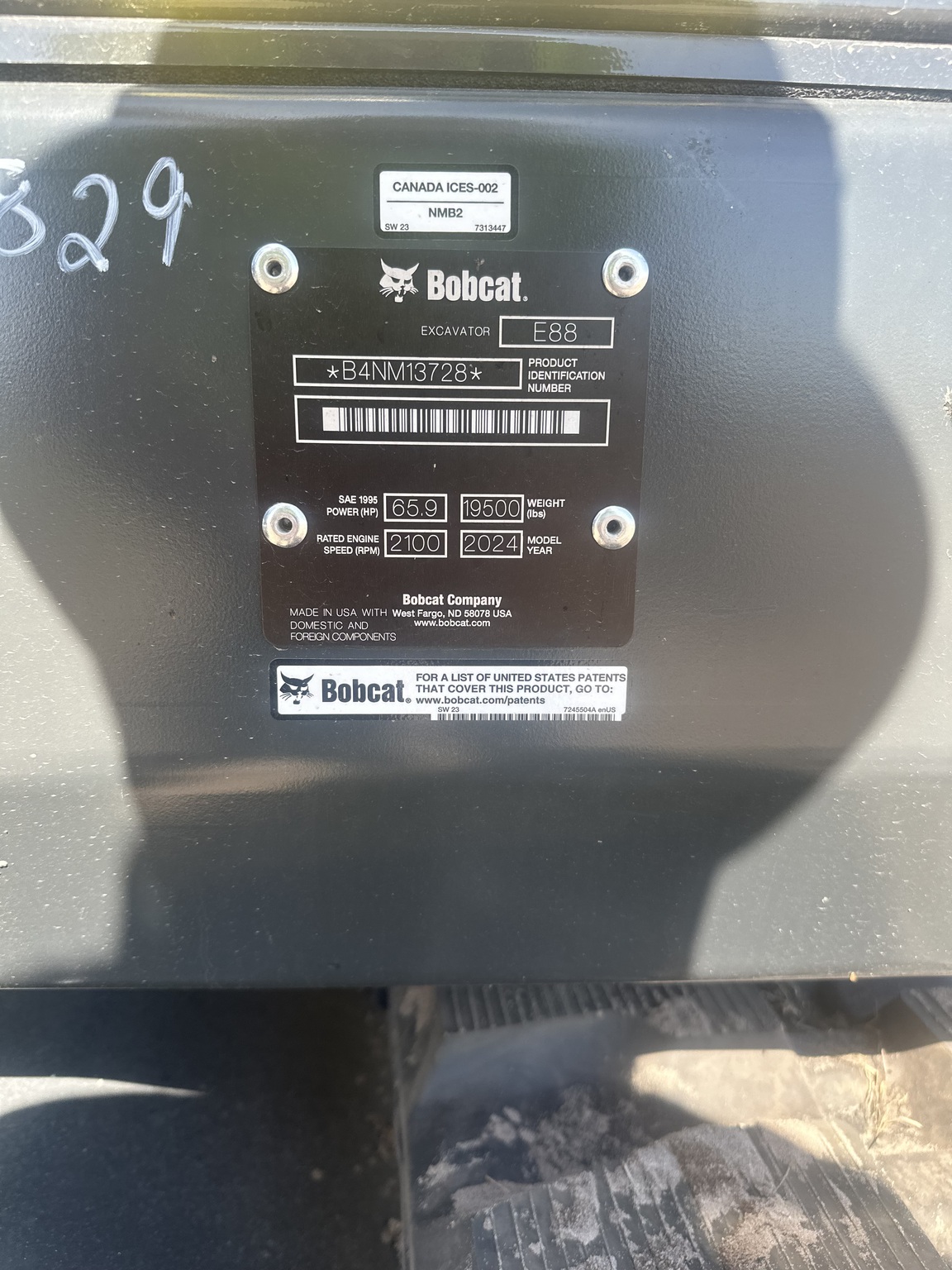 2024 Bobcat E88 Image 4