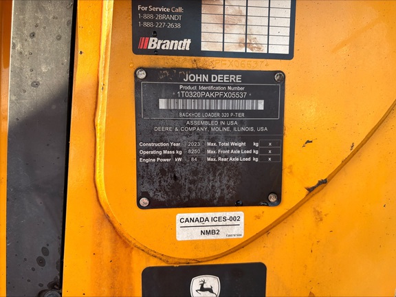 2023 John Deere 320 P