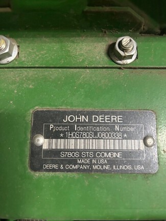 2018 John Deere S780 (14th thumbnail)
