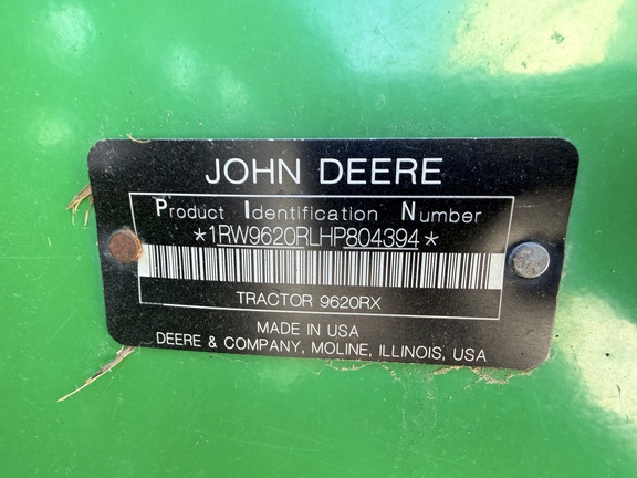 Photo of 2017 John Deere 9620RX