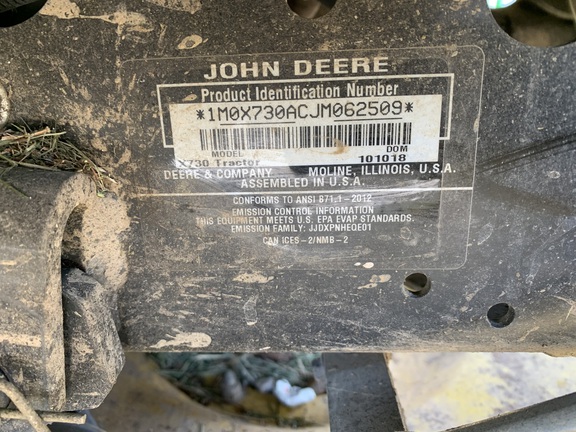 Photo of 2018 John Deere X730