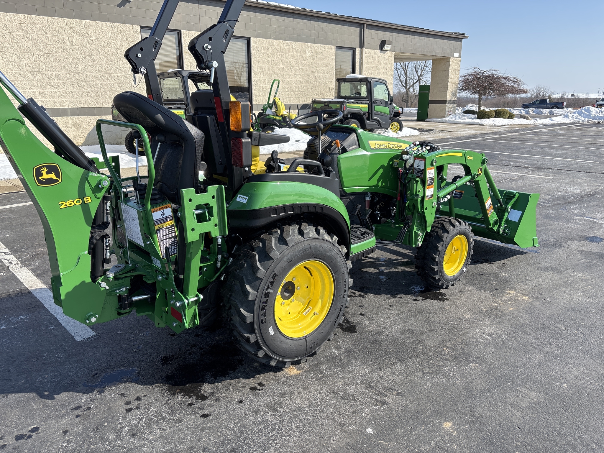 New In-Stock 2024 John Deere 2025R Compact Utility Tractors at Koenig Equipment in Oxford, OH - PhotoXL7