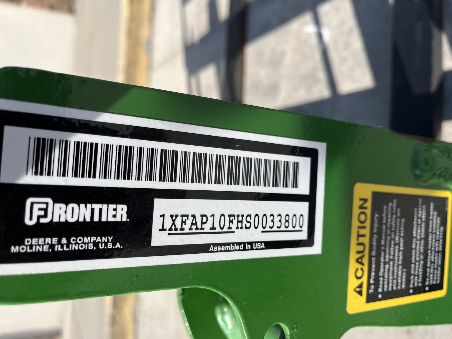  2025 Frontier AP10F at Heritage Tractor in Olathe, KS