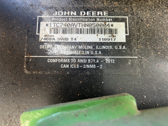 Used 2017 John Deere 7400A Terrain Cut Trim / Surrounds Rotary Mower Rough Mowers at Horizon Ag & Turf in Calgary, AB - Photo6
