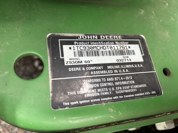 Used 2013 John Deere Z930M Zero Turn Mowers at Koenig Equipment in Germantown, OH - Photo11