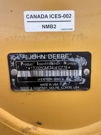 2021 John Deere 325G-3
