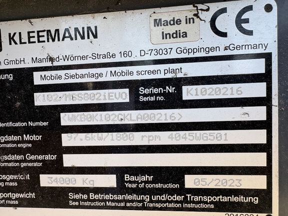 2023 Kleemann MSS802IEVO