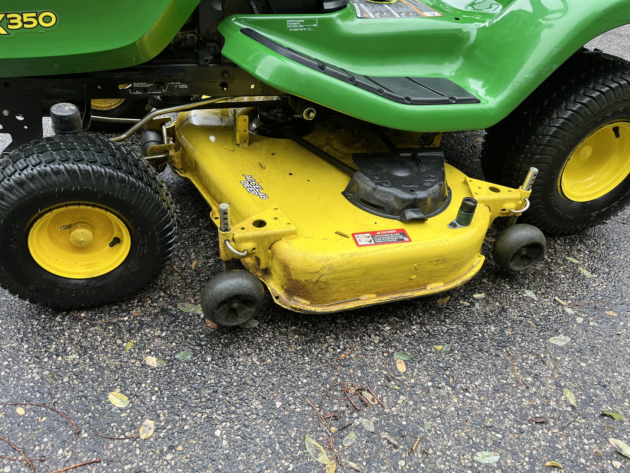 Used 2021 John Deere X350 Lawn & Garden Tractors at Koenig Equipment in Germantown, OH - PhotoXL8