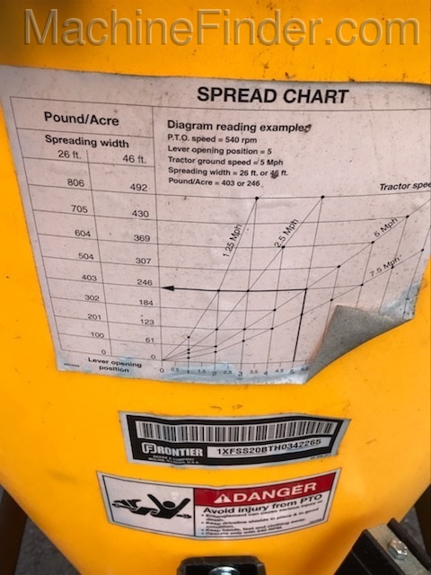 2018 Frontier SS2036B POLY SPREADER Image 4