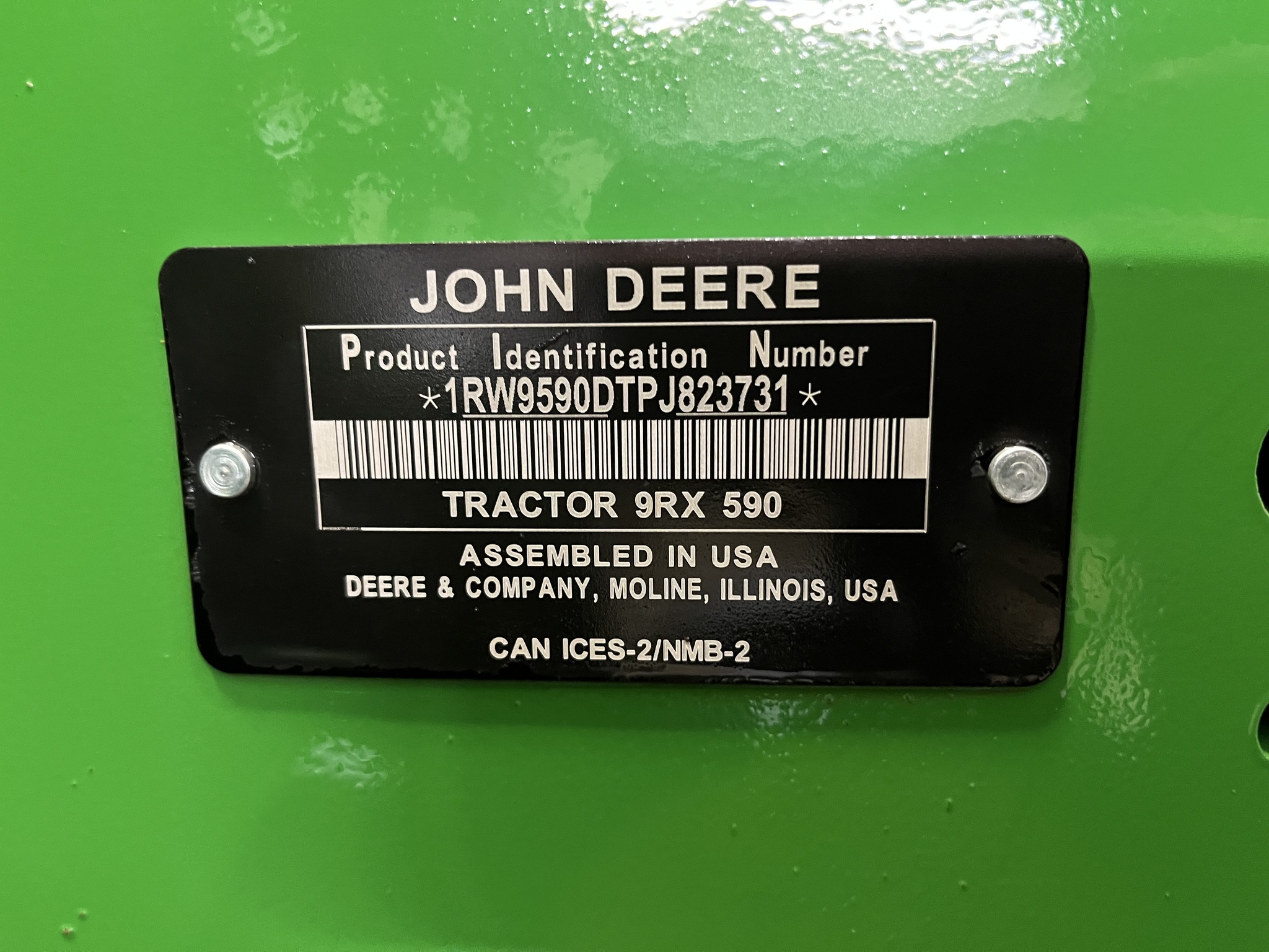  2023 John Deere 9RX 590 at Heritage Tractor in Pittsburg, KS