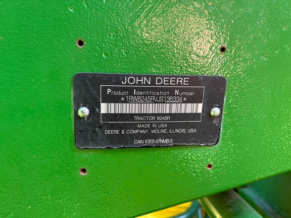 Used 2018 John Deere 8245R Row Crop Tractors at Koenig Equipment in Anna, OH - Photo40