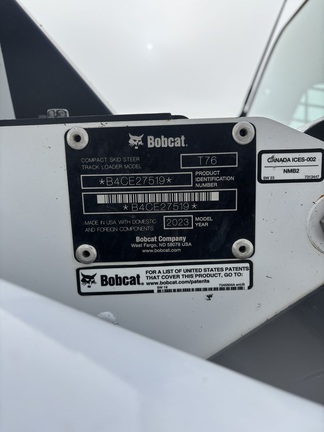 Used 2023 Bobcat T76 Compact Track Loaders at Horizon Ag & Turf in Lloydminster, AB - Photo8