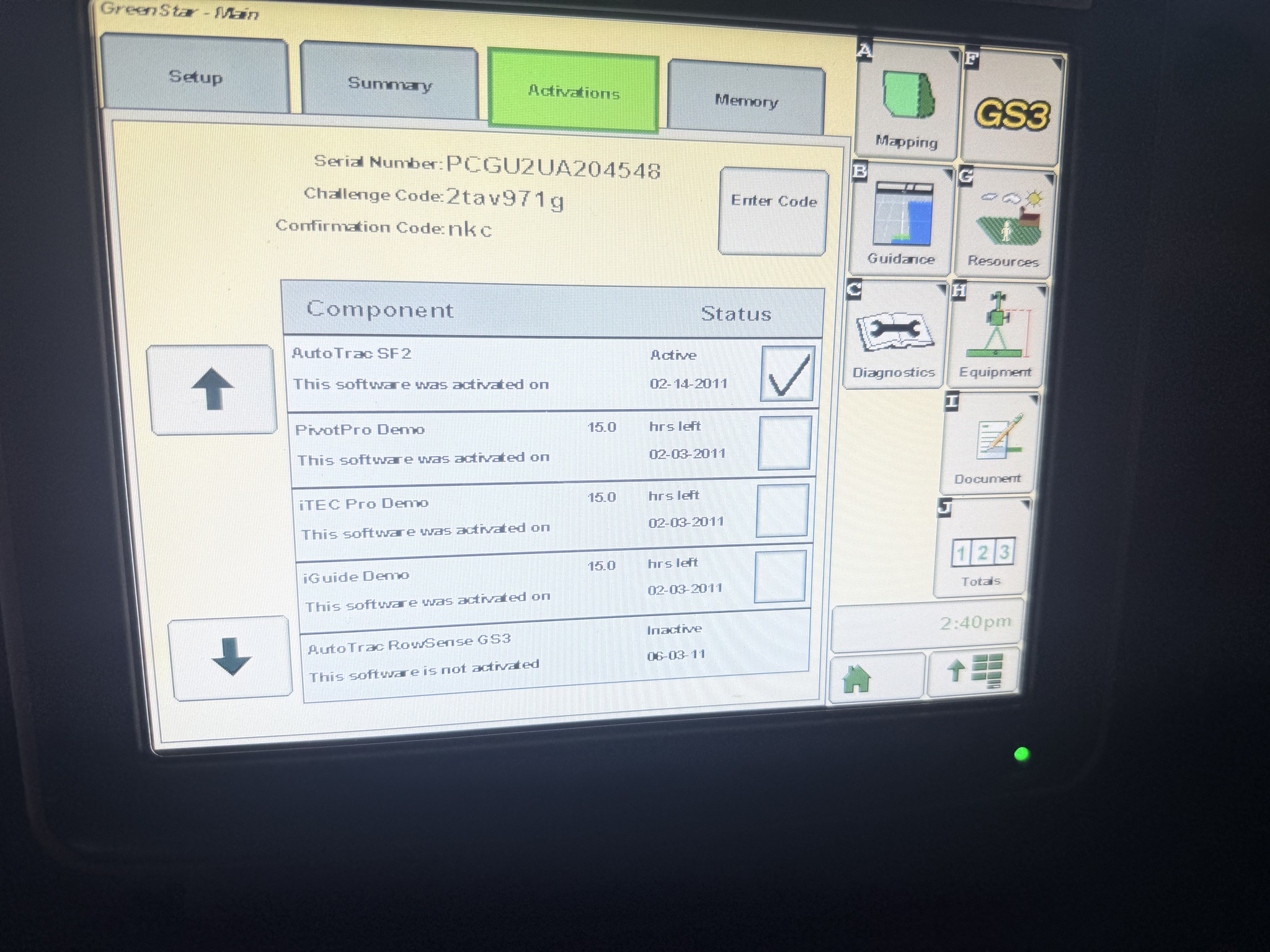 2011 John Deere 2630 Image 3