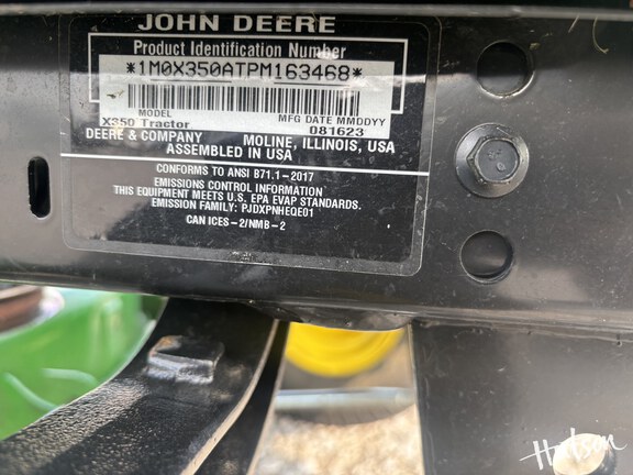 Photo of 2023 John Deere X350