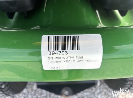 Photo of 2023 John Deere X350