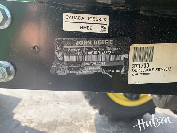 Photo of 2024 John Deere 3038E