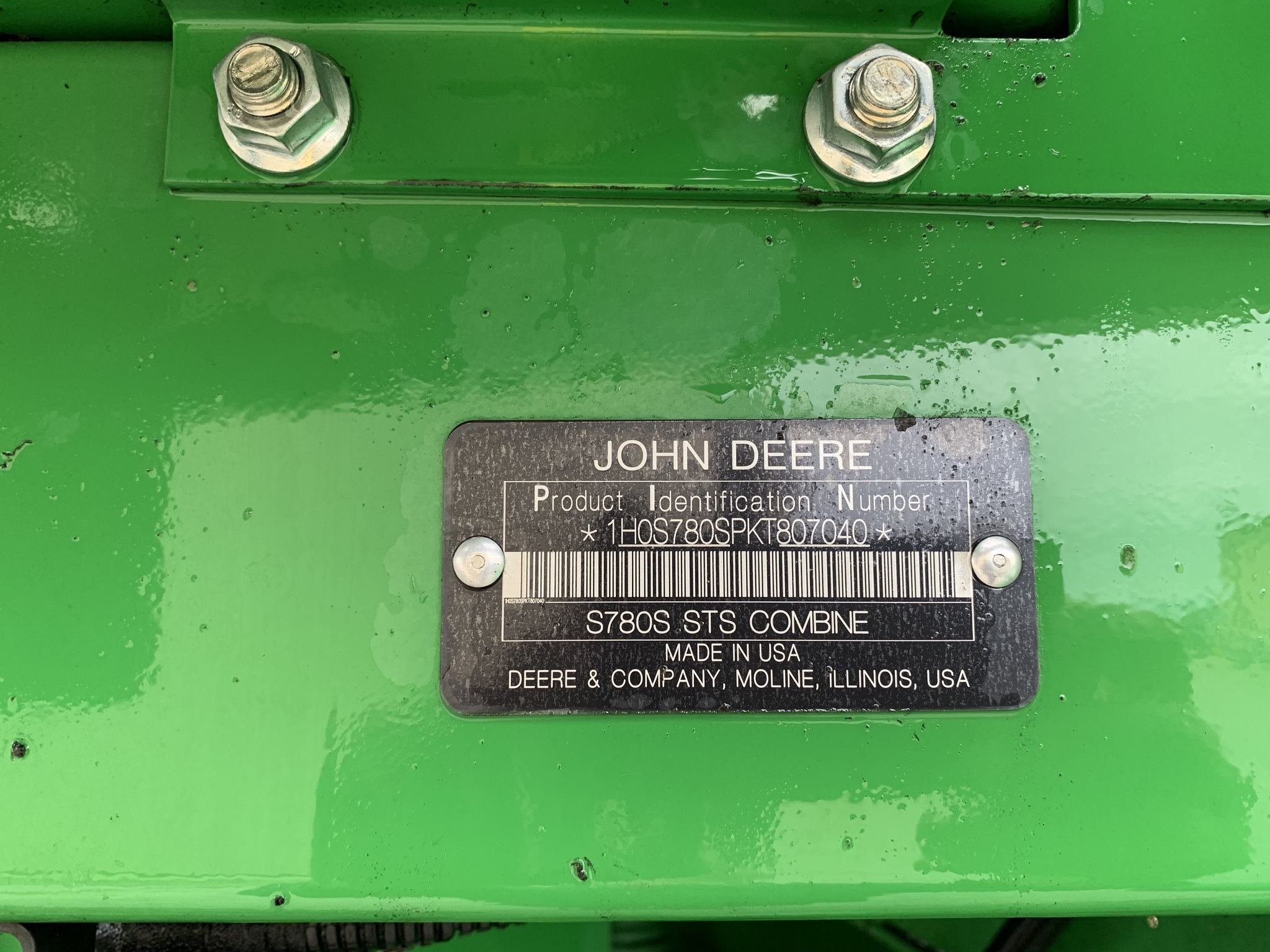 2019 John Deere S780 Image 9