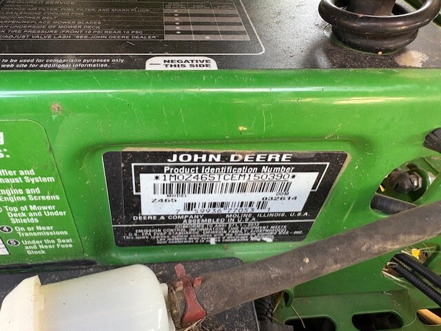 2014 John Deere Z465 Image 4