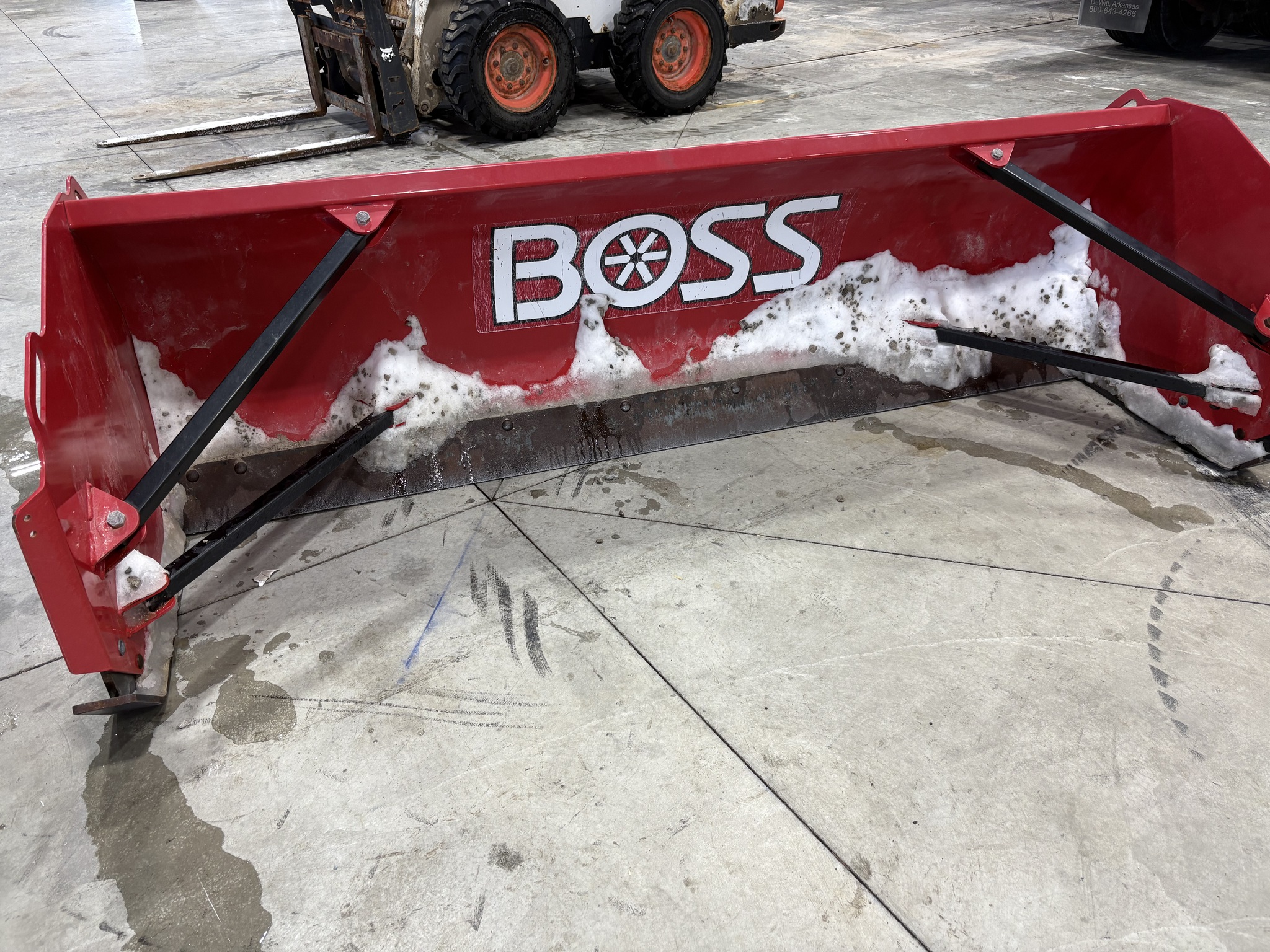 Boss 8' Skid Steer Trip-Edge Box Plow Image 6