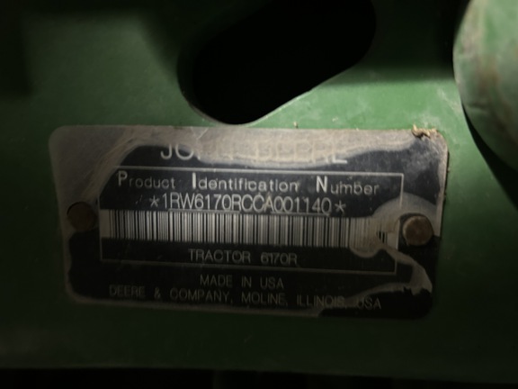 2012 John Deere 6170R (15th thumbnail)