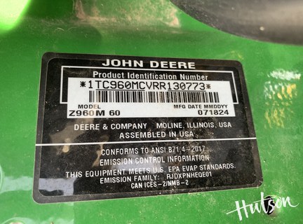Photo of 2024 John Deere Z960M