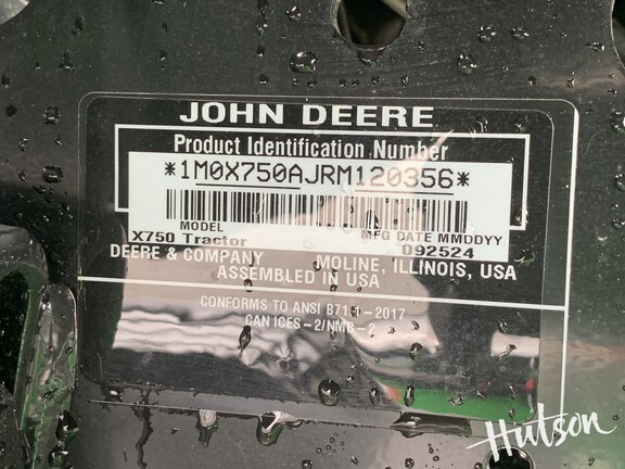 Photo of 2024 John Deere X750