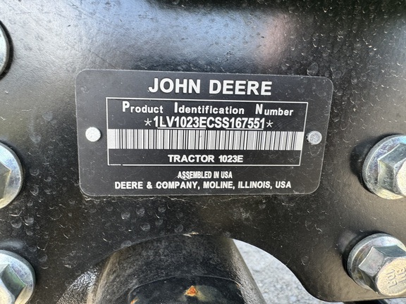 2025 John Deere 1023E