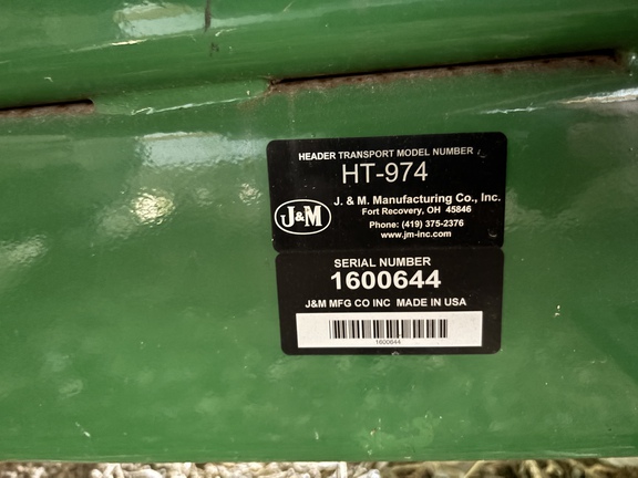 Used 2016 J&M HT-974 Header carts at Koenig Equipment in Anna, OH - Photo4