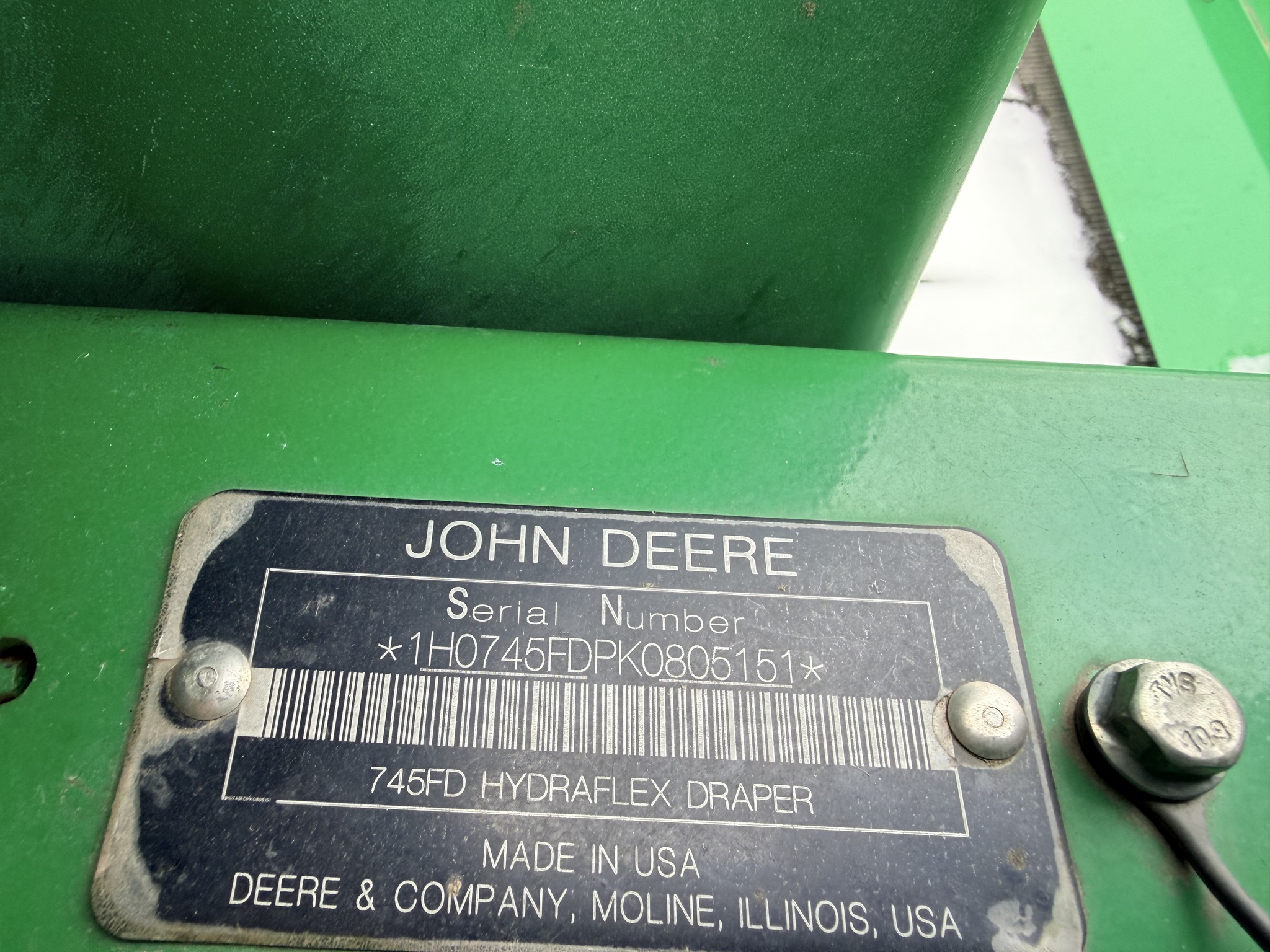 2019 John Deere 745FD Image 19