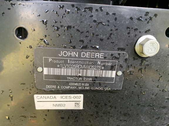 Used 2021 John Deere 1025R Compact Utility Tractors at Horizon Ag & Turf in Edmonton West, AB - Photo10