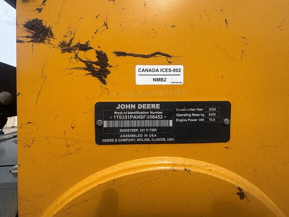 2024 John Deere 331 P-8